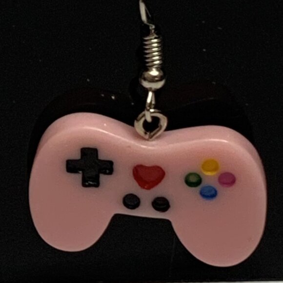 X Box Earrings, Gaming Earrings, Novelty Earrings, Gift Idea, Silly Earrings - Picture 1 of 4